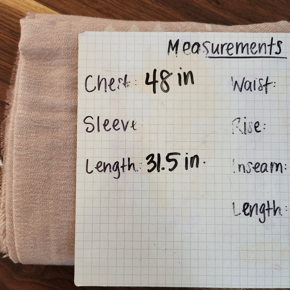 Gentle Fawn Anthropologie Hermosa Kimono Shawl Poncho Light Pink Womens M/L - Picture 12 of 12